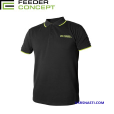 Рубашка-поло Feeder Concept Polo Black размер XXL